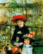 Pierre Renoir On the Terrace china oil painting artist